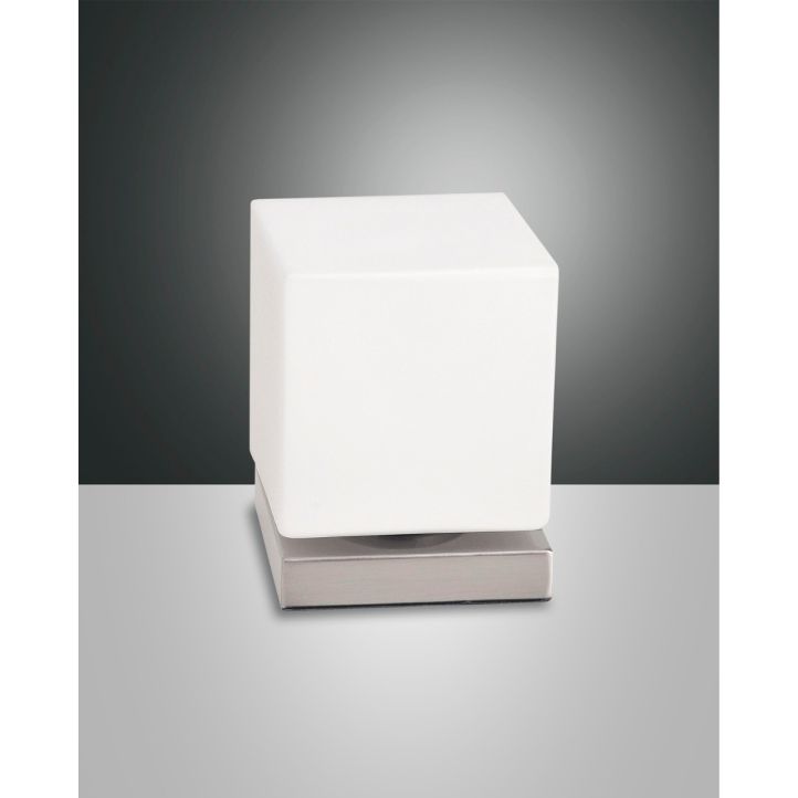 Fabas Luce LED-Tischleuchte BRENTA Nickel 3407-30-178 Fabas Luce LED-Tischleuchte BRENTA Nickel 3407-30-178