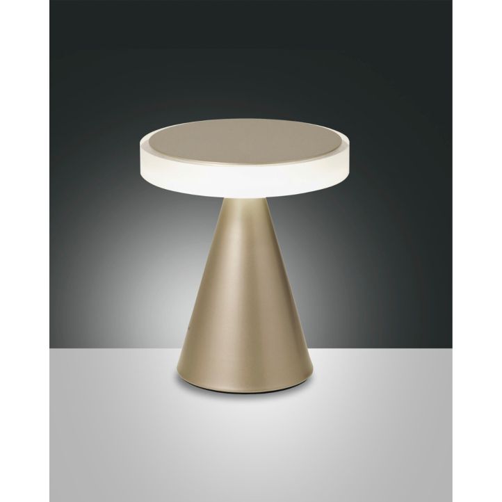 Fabas Luce LED-Tischleuchte NEUTRA gold 20cm 3386-34-225 Fabas Luce LED-Tischleuchte NEUTRA gold 20cm 3386-34-225