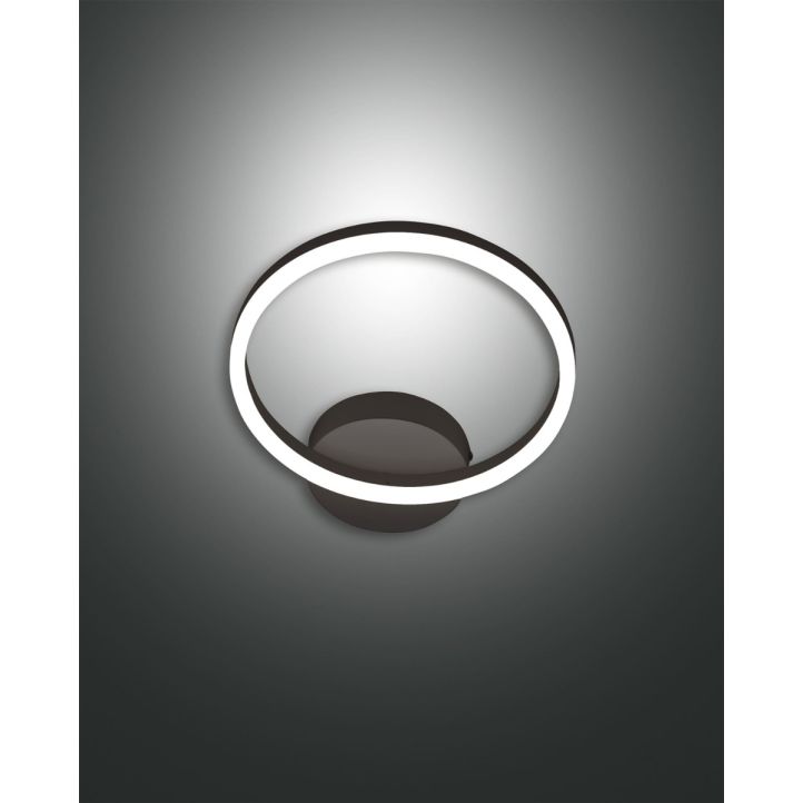 Fabas Luce LED-Wandleuchte GIOTTO 30cm schwarz 3508-21-101