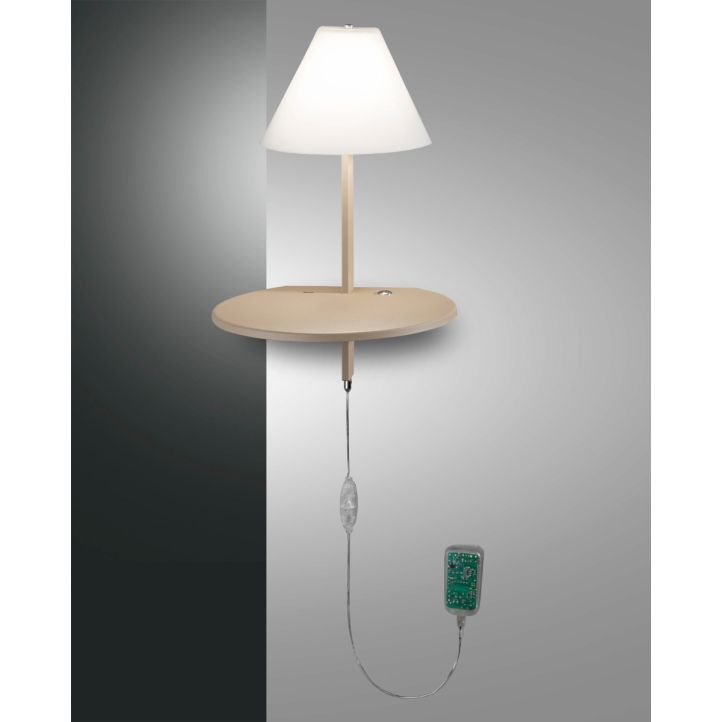 Fabas Luce LED-Wandleuchte GOODNIGHT graubraun 3417-20-292 Fabas Luce LED-Wandleuchte GOODNIGHT graubraun 3417-20-292