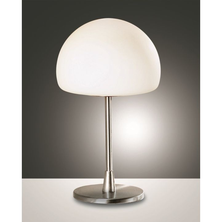 Fabas Luce Tischleuchte GAIA Nickel 3569-30-178 Fabas Luce Tischleuchte GAIA Nickel 3569-30-178