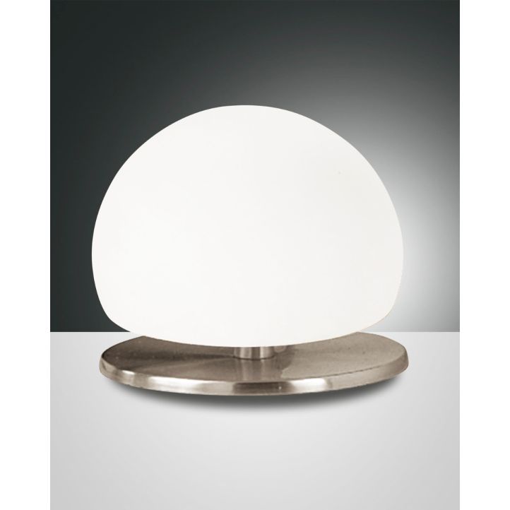 Fabas Luce Tischleuchte MORGANA Nickel 3570-30-178 Fabas Luce Tischleuchte MORGANA Nickel 3570-30-178