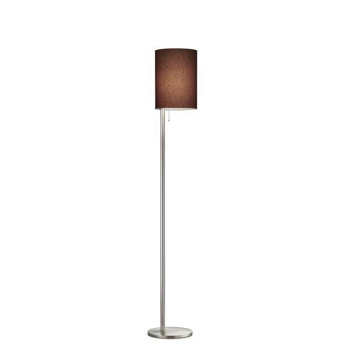 GKS Knapstein LED-Deckenfluter KIRA Nickel matt/Chintz Taupe 41.953.05-11 GKS Knapstein LED-Deckenfluter KIRA Nickel matt/Chintz Taupe 41.953.05-11