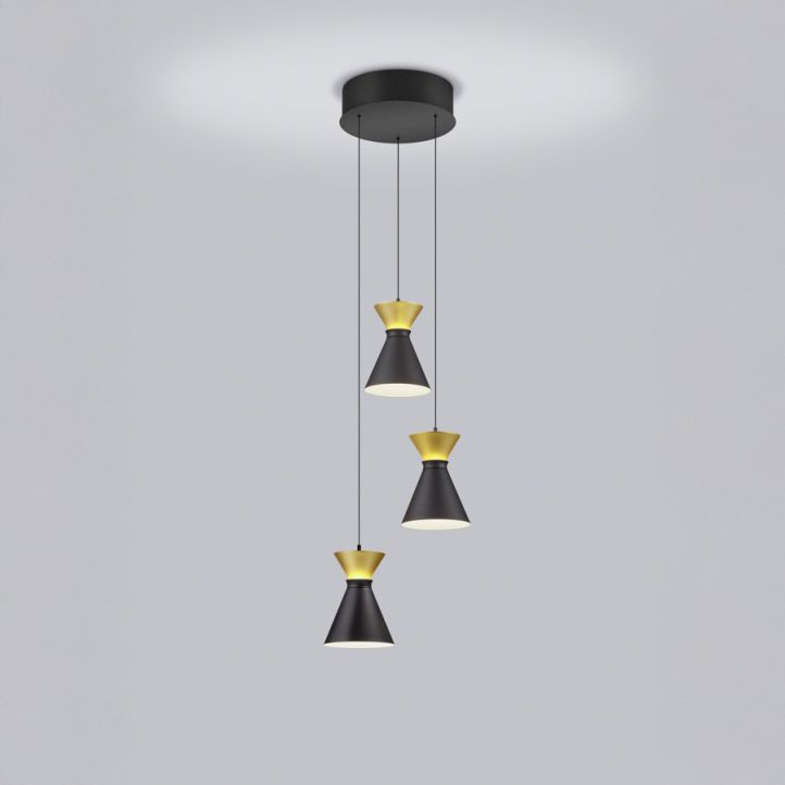 Helestra 3-er LED-Pendelleuchte LUK
