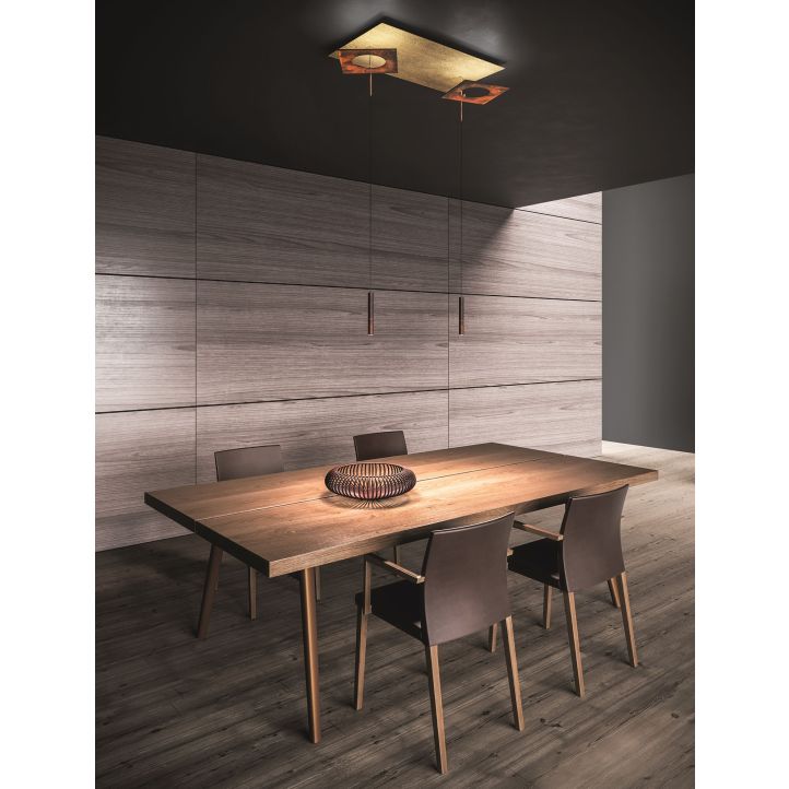Icone-Minitallux LED-Deckenleuchte PETRA S4 40x80cm 2700K/3000K (mit 2 Pendeln) PETRA-S4R Icone-Minitallux LED-Deckenleuchte PETRA S4 40x80cm 2700K/3000K (mit 2 Pendeln) PETRA-S4R