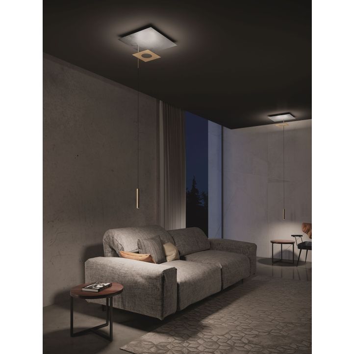 Icone-Minitallux LED-Deckenleuchte PETRA S2 66x66cm 2700K/3000K (mit 1 Pendel) PETRA-S2 Icone-Minitallux LED-Deckenleuchte PETRA S2 66x66cm 2700K/3000K (mit 1 Pendel) PETRA-S2