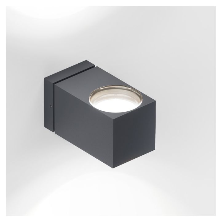 IP44.de Leuchten LED-Wandaußenleuchte COMO 12W anthrazit 92180-27-AN