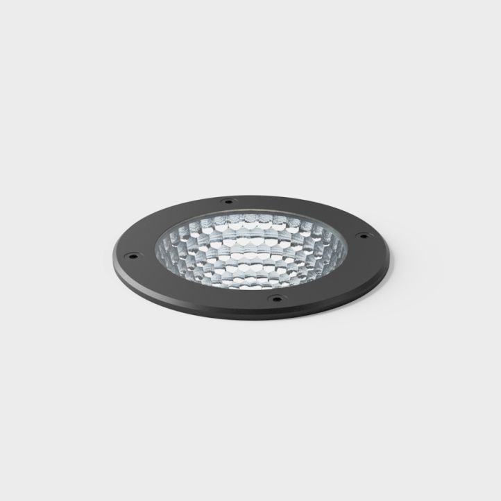 IP44.de Leuchten LED-Bodeneinbauspot IN symmetric schwarz 2700K 91080-27-BL