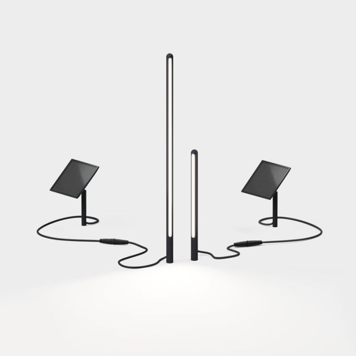 IP44.de Leuchten LED-Erdspießleuchte KAL SOLAR 60cm schwarz 2700K 93081-BL IP44.de Leuchten LED-Erdspießleuchte KAL SOLAR 60cm schwarz 2700K 93081-BL