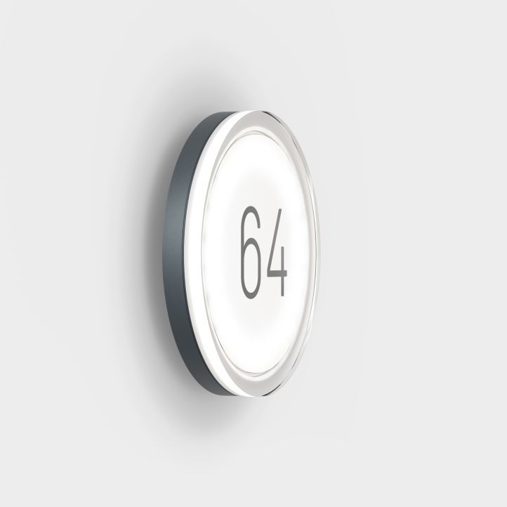 IP44.de Aussenwandeuchte mit Hausnummer Lisc 91210-NO-DR 1 IP44.de Aussenwandeuchte mit Hausnummer Lisc 91210-NO-DR 1