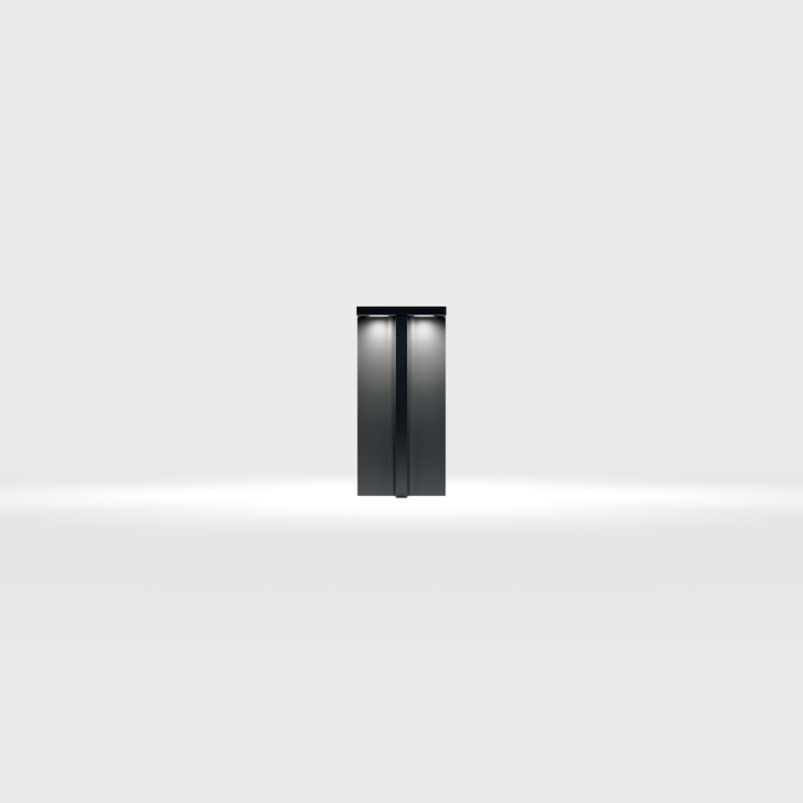 IP44.de Pollerleuchte MIR X 30cm schwarz 91001-27-BL 1 IP44.de Pollerleuchte MIR X 30cm schwarz 91001-27-BL 1