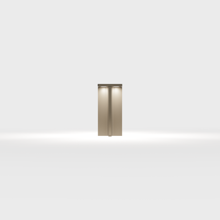 IP44.de Leuchten LED-Pollerleuchte MIR X 30cm braun (eckig) 2700K 91001-27-CB IP44.de Leuchten LED-Pollerleuchte MIR X 30cm braun (eckig) 2700K 91001-27-CB