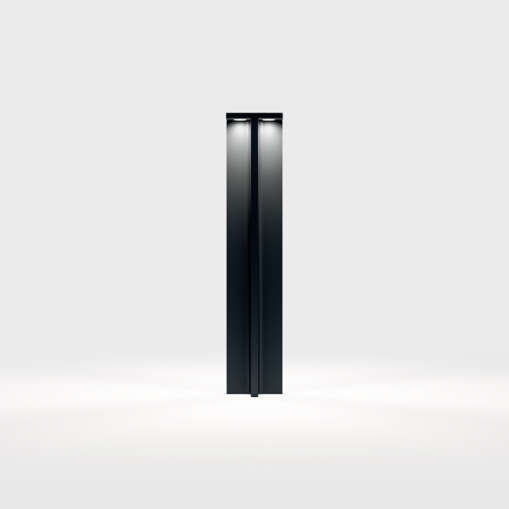 IP44.de Pollerleuchte MIR X 70cm schwarz 91002-27-BL 1 IP44.de Pollerleuchte MIR X 70cm schwarz 91002-27-BL 1