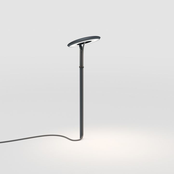 IP44.de Leuchten LED-Erdspießleuchte PAD 2700K anthrazit 91065-27-AN