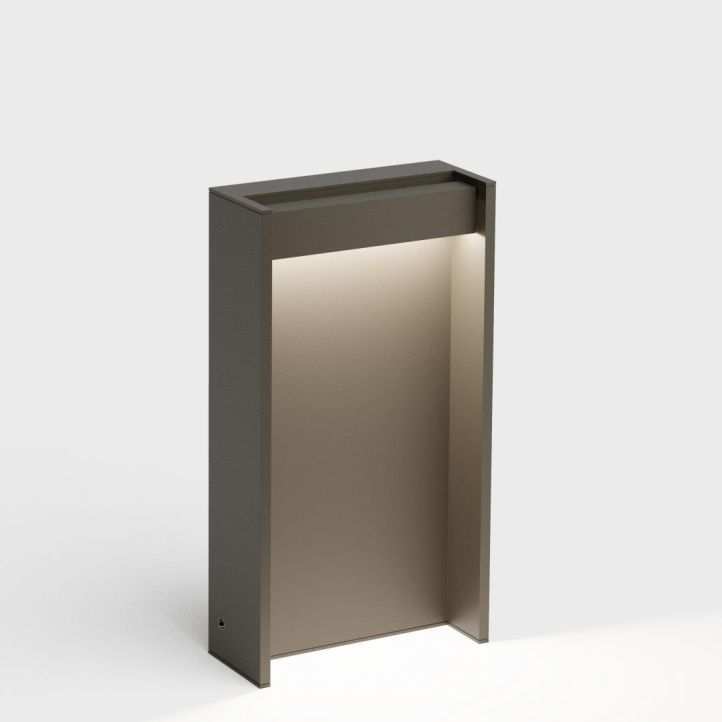 IP44.de LED-Pollerleuchte SLAT 40cm braun 91031-CB IP44.de LED-Pollerleuchte SLAT 40cm braun 91031-CB