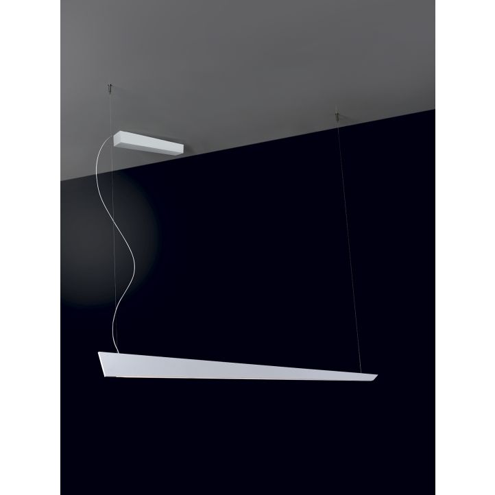 Cattaneo LED-Pendelleuchte Katana Weiß 100 cm 870/100 S-White Cattaneo LED-Pendelleuchte Katana Weiß 100 cm 870/100 S-White