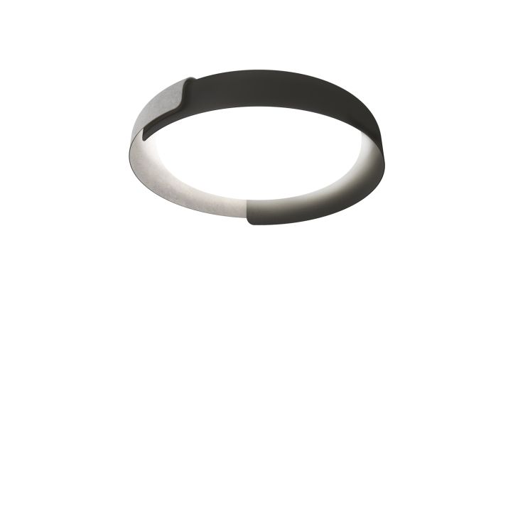 Kundalini LED-Deckenleuchte KDLN DALA Dunkelgrau/Beton