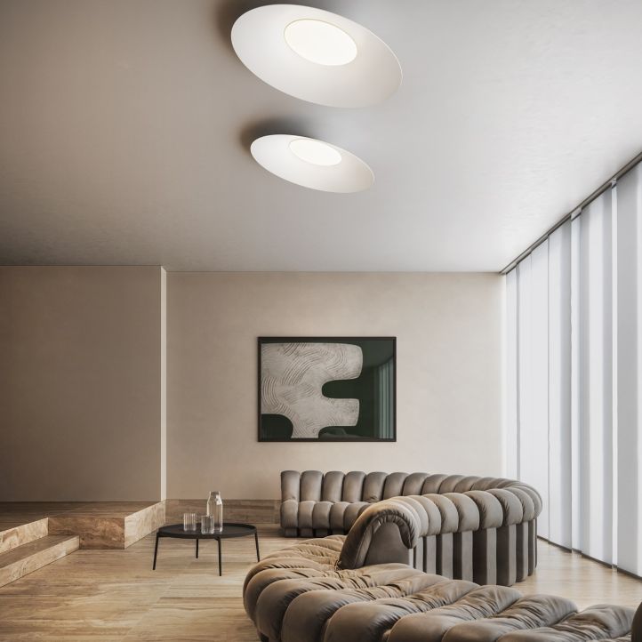 LED-Deckenleuchte KATE Blattgold/Weiß 2700/3000K