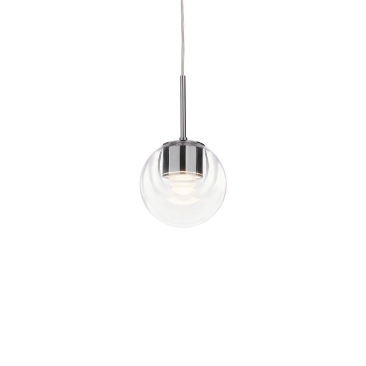 Kundalini LED-Pendelleuchte DEW FALSE CEILING Chrom 0451291C Kundalini LED-Pendelleuchte DEW FALSE CEILING Chrom 0451291C