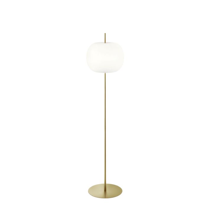 Kundalini Stehleuchte KUSHI XL FLOOR Messing K219105O