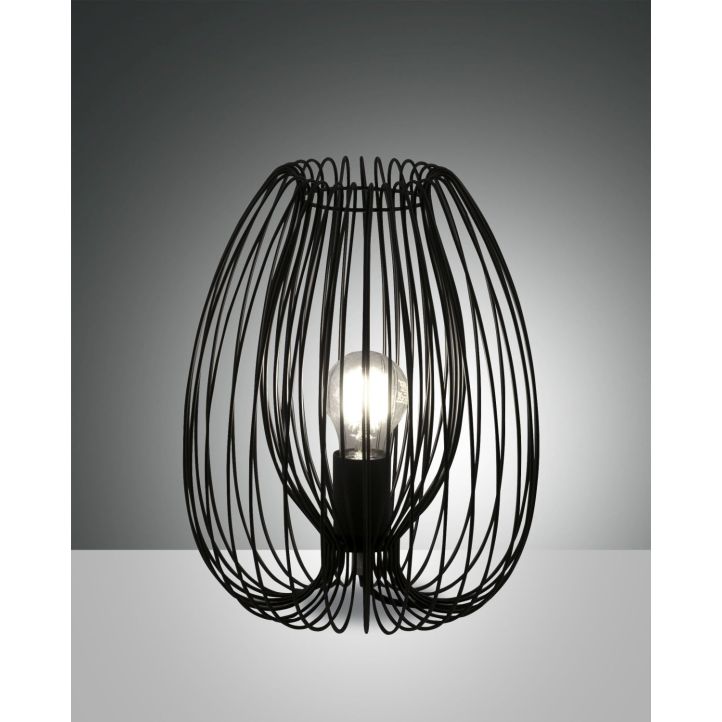 Fabas Luce Tischleuchte CAMP Schwarz 31 cm 3677-30-101 Fabas Luce Tischleuchte CAMP Schwarz 31 cm 3677-30-101