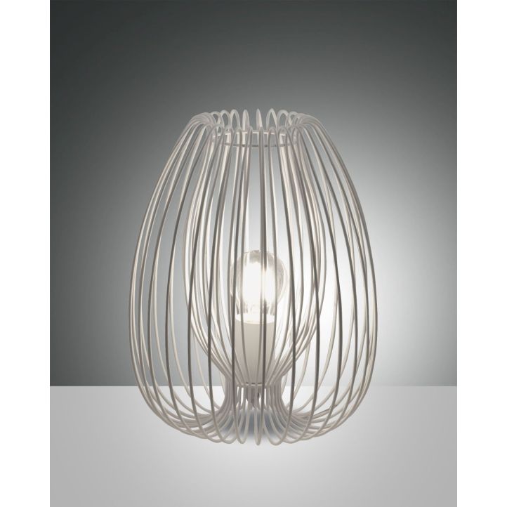 Fabas Luce Tischleuchte CAMP Weiß 31 cm 3677-30-102 Fabas Luce Tischleuchte CAMP Weiß 31 cm 3677-30-102