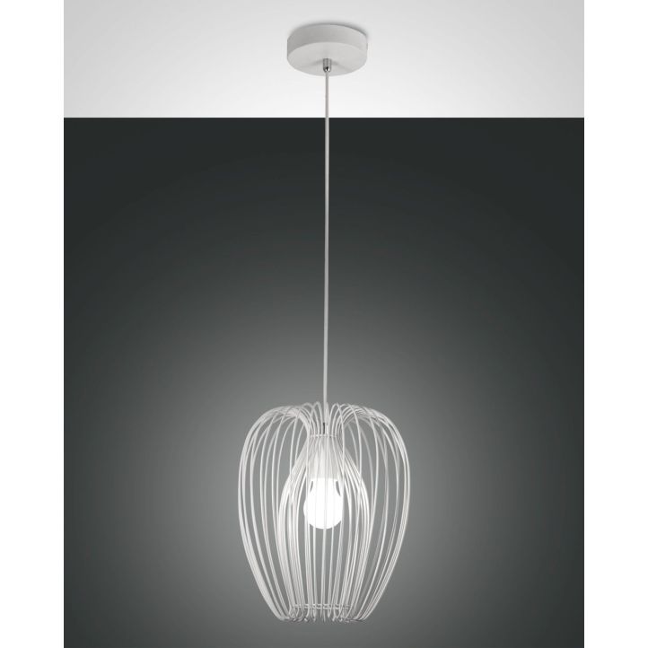 Fabas Luce Pendelleuchte CAMP Weiß 25 cm 3677-40-102 Fabas Luce Pendelleuchte CAMP Weiß 25 cm 3677-40-102