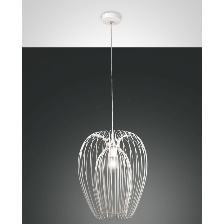 Fabas Luce Pendelleuchte CAMP Weiß 40 cm 3677-45-102 Fabas Luce Pendelleuchte CAMP Weiß 40 cm 3677-45-102