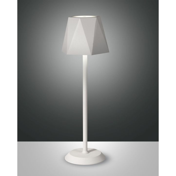 Fabas Luce LED-Akku-Tischleuchte KATY Weiß 3678-30-102 Fabas Luce LED-Akku-Tischleuchte KATY Weiß 3678-30-102