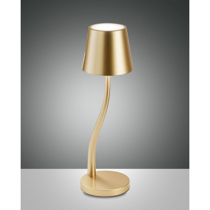 Fabas Luce LED-Tischleuchte JUDY Gold 3679-30-189 Fabas Luce LED-Tischleuchte JUDY Gold 3679-30-189