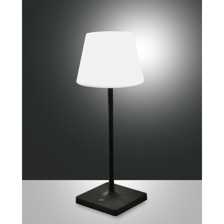 Fabas Luce LED-Tischleuchte ADAM Dunkelgrau 3701-30-350 Fabas Luce LED-Tischleuchte ADAM Dunkelgrau 3701-30-350