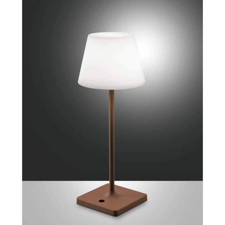 Fabas Luce LED-Tischleuchte ADAM Rostbraun 3701-30-361 Fabas Luce LED-Tischleuchte ADAM Rostbraun 3701-30-361