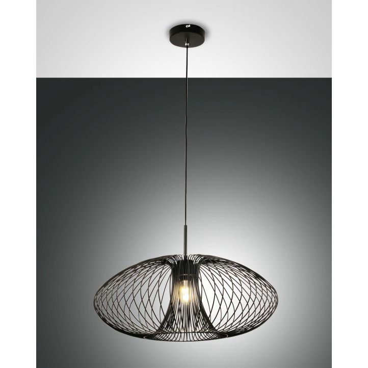 Fabas Luce Pendelleuchte FASSA Schwarz 3706-40-101 Fabas Luce Pendelleuchte FASSA Schwarz 3706-40-101