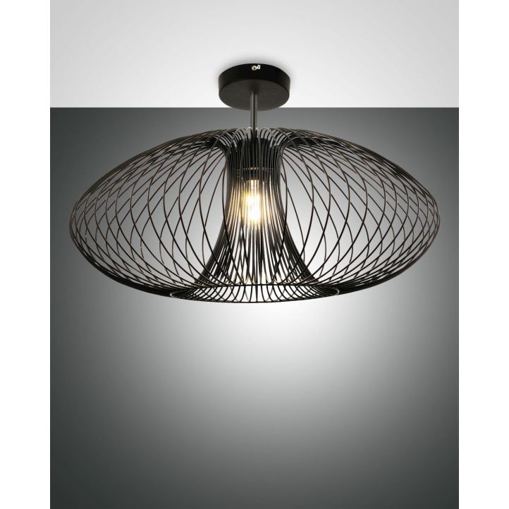 Fabas Luce Deckenleuchte FASSA Schwarz 3706-65-101 Fabas Luce Deckenleuchte FASSA Schwarz 3706-65-101