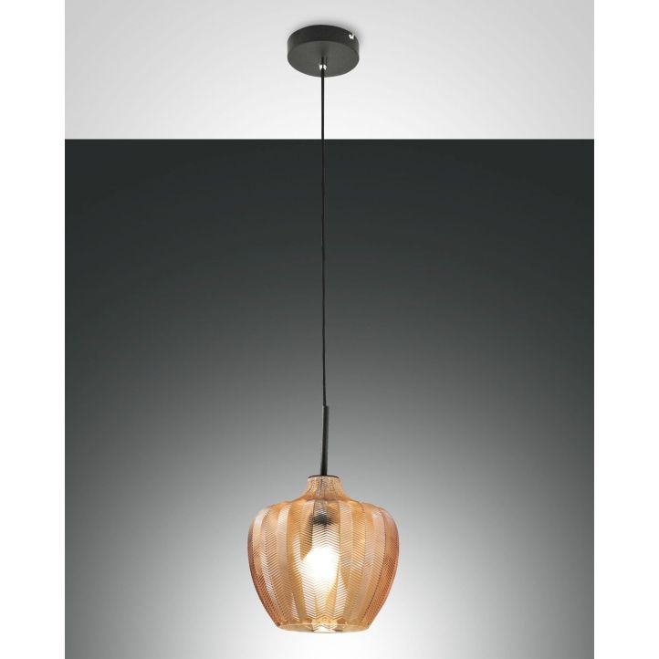 Fabas Luce Pendelleuchte GALLURA Amber 3722-40-125 Fabas Luce Pendelleuchte GALLURA Amber 3722-40-125