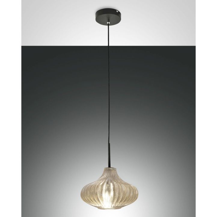 Fabas Luce Pendelleuchte BUDELLI Champagner 3723-40-167 Fabas Luce Pendelleuchte BUDELLI Champagner 3723-40-167