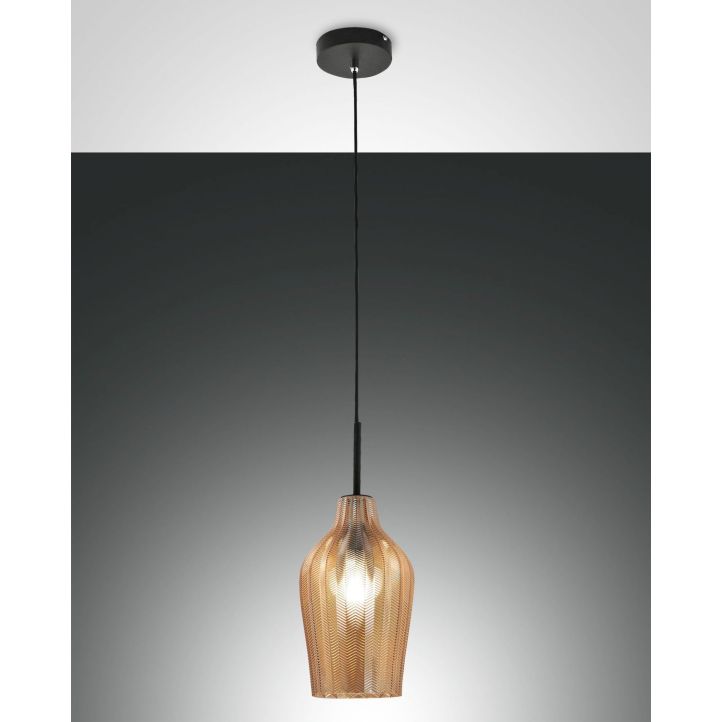 Fabas Luce Pendelleuchte STINTINO Amber 3724-40-125 Fabas Luce Pendelleuchte STINTINO Amber 3724-40-125