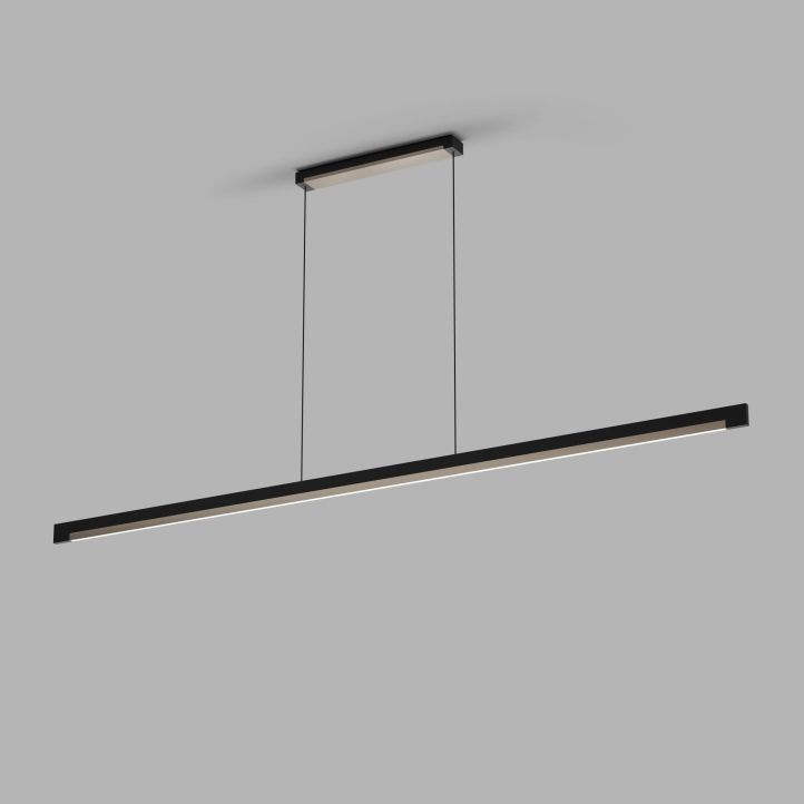 Light-Point LED-Pendelleuchte INLAY S1900 LINEAR Schwarz/Satin Gold 900100 Porsche Design