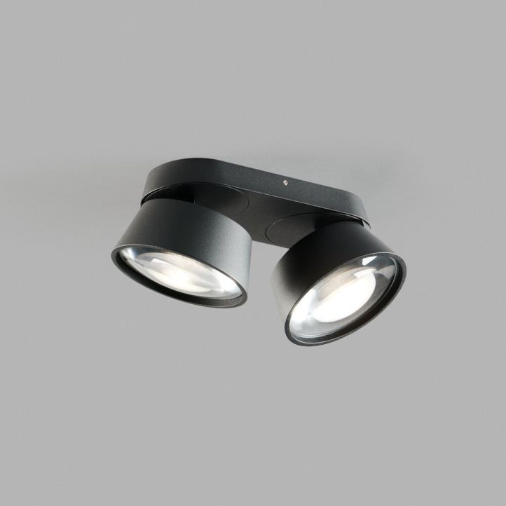 Light-Point 2er-LED-Spot VANTAGE 22x10cm schwarz 270821 Light-Point 2er-LED-Spot VANTAGE 22x10cm schwarz 270821