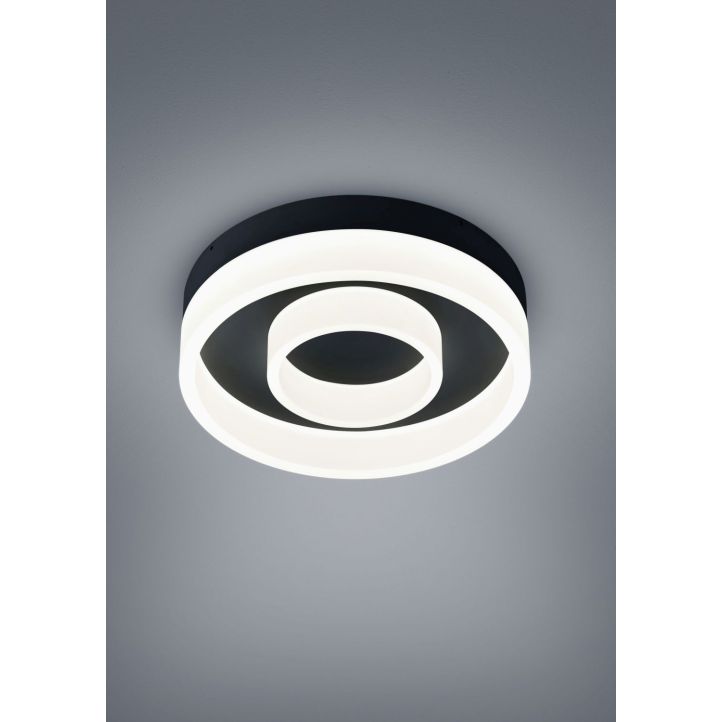 Helestra LED-Deckenleuchte LIV Schwarz matt 30 cm 25/1734.22 Helestra LED-Deckenleuchte LIV Schwarz matt 30 cm 25/1734.22
