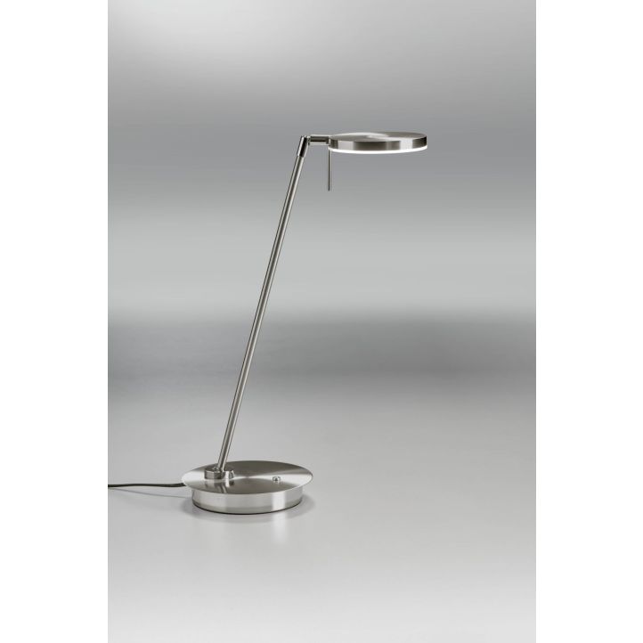 LupiaLicht LED-Tischleuchte CYCLE Nickel matt 2840-1-69 LupiaLicht LED-Tischleuchte CYCLE Nickel matt 2840-1-69