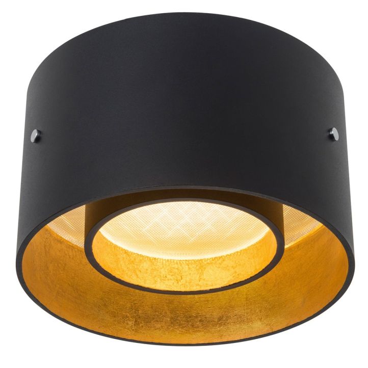 Oligo TROFEO LED-Deckenleuchte schwarz-Blattgold 41-886-10-23 Oligo TROFEO LED-Deckenleuchte schwarz-Blattgold 41-886-10-23