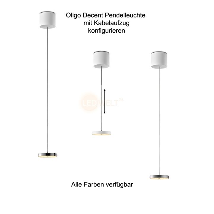 Oligo DECENT LED-Pendelleuchte mit Höhenverstellung Oligo DECENT LED-Pendelleuchte mit Höhenverstellung