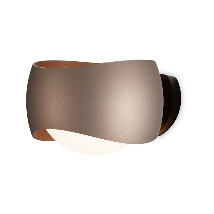 Oligo Curved Wandleuchte brazilian brown schwarz Oligo Curved Wandleuchte brazilian brown schwarz