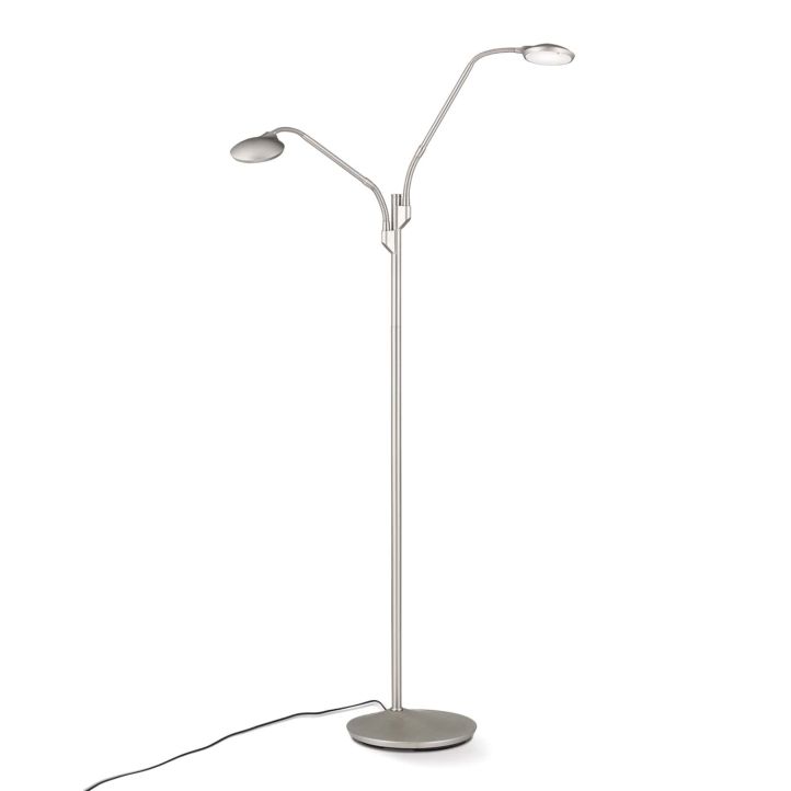 Orion LED-Leseleuchte COBRA satin Stl 12-1184/2 satin Orion LED-Leseleuchte COBRA satin Stl 12-1184/2 satin