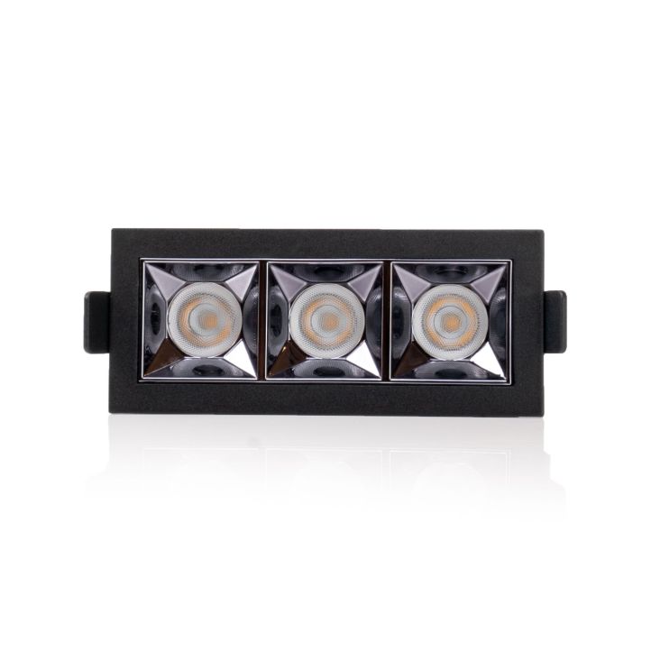 TLG SLC LED-Downlight PIXEL X3 schwarz/weiß 2700K/3000K SLC126-3er TLG SLC LED-Downlight PIXEL X3 schwarz/weiß 2700K/3000K SLC126-3er