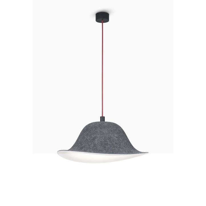 Helestra Pendelleuchte ROG Rot Grau 6-5042.75 Helestra Pendelleuchte ROG Rot Grau 6-5042.75