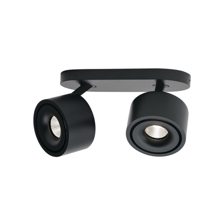 Orion 2-er LED-Deckenstrahler SPECTER schwarz DIM2WARM Orion 2-er LED-Deckenstrahler SPECTER schwarz DIM2WARM