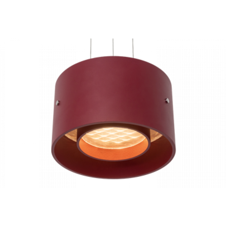 Rote Pendelleuchte Trofeo von Oligo mit Gestensteuerung und Smartmodul Rote Pendelleuchte Trofeo von Oligo mit Gestensteuerung und Smartmodul