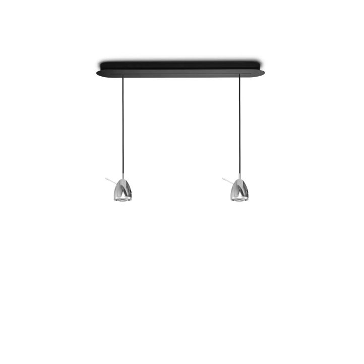 Led-2er-Pendelleuchte YLUX-2PL-840-C-Kp Kopf alu poliert Led-2er-Pendelleuchte YLUX-2PL-840-C-Kp Kopf alu poliert